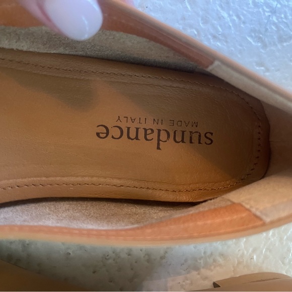 Sundance Tan Leather Moccasin- Made In Italy- size 39 - Picture 4 of 6